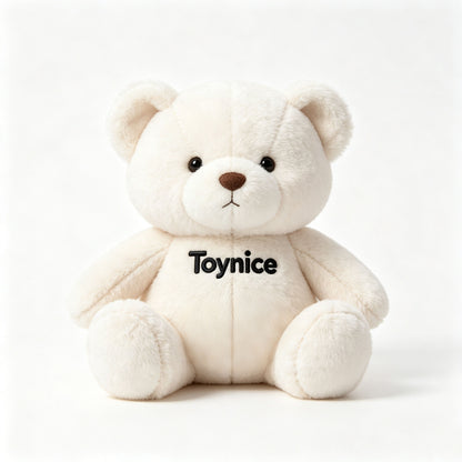 Toynice Sitting Teddy Bear Plush Toy, Soft Cuddly Stuffed Animal Bear Doll, Premium Gift-Packed Plush for Kids Adults