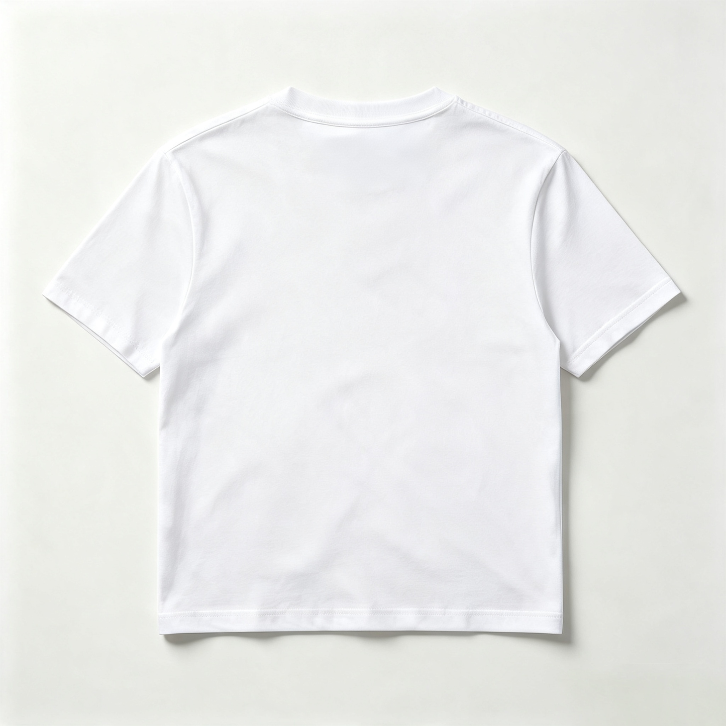 Calluck Basic White Crew‑Neck Short Sleeve T‑Shirt, Casual Soft‑Fit Plain Cotton Tee Classic Solid Color Everyday Summer Tops