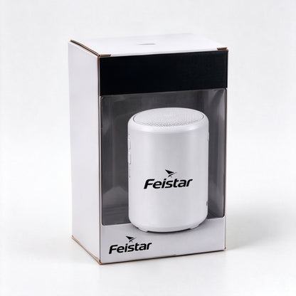 Feistar Portable Bluetooth Speaker, Compact Wireless Stereo Speaker, Mini Outdoor Speaker for Home, Travel and Party Use