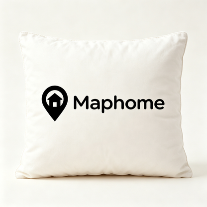 Maphome Soft Square Decorative Throw Pillow, Fluffy Comfort Accent Cushion for Sofa Couch Bed Living Room, Vacuum Compressed Packed Indoor Home Decor Pillow