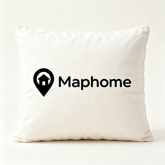 Maphome Soft Square Decorative Throw Pillow, Fluffy Comfort Accent Cushion for Sofa Couch Bed Living Room, Vacuum Compressed Packed Indoor Home Decor Pillow