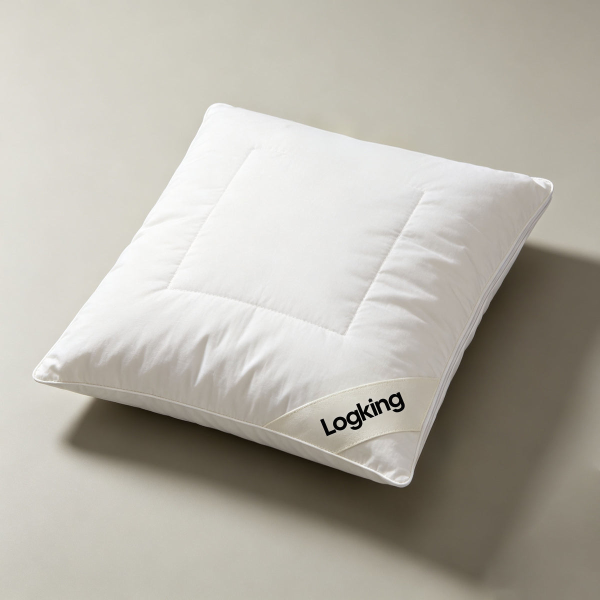 Logking Square Throw Pillow, Soft Fluffy Decorative Cushion Inner for Sofa Couch Bed, Premium Stuffed Pillow Form