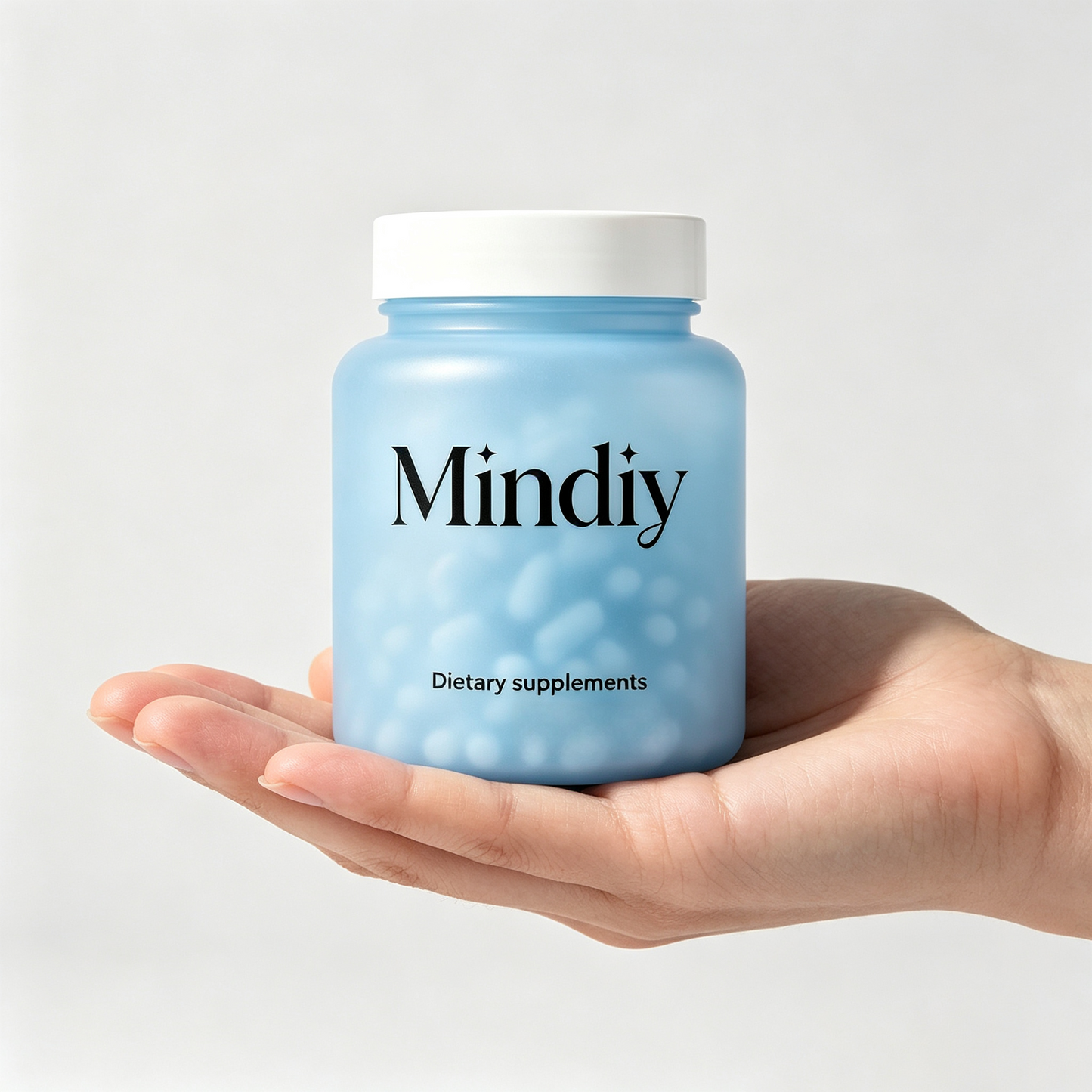 Mindiy Daily Wellness Dietary Supplement Capsules, All Natural Gentle Formula for Mood Support & Brain Focus