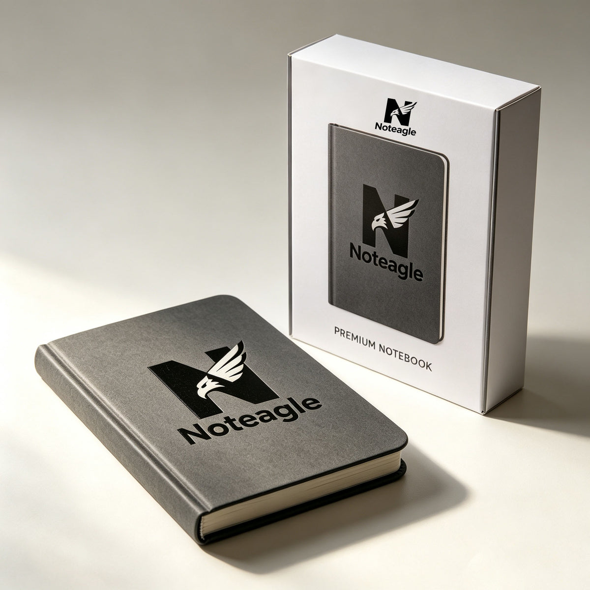 Noteagle Hardcover Notebook Journal, Premium Thick Cream‑Colored Paper, Lined Writing Notebook for Office, School, Business Meeting & Daily Notes