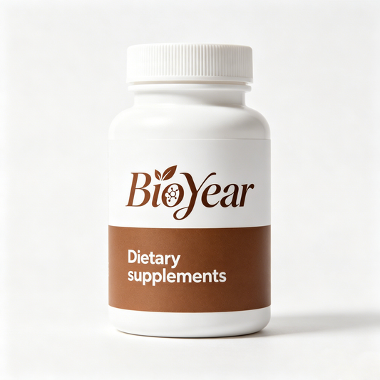 BioYear Natural Daily Dietary Supplement Capsules, All-Natural Herbal Wellness Support Supplement, Easy-to-Swallow Veggie Capsules for Men & Women, Non-GMO, Gluten Free Daily Nutritional Support