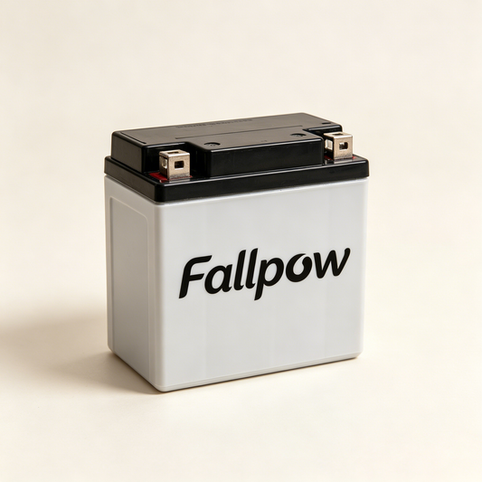 Fallpow Maintenance-Free Sealed Lead Acid Battery, High Performance Rechargeable Storage Battery for Motorcycles, Lawn Equipment & Off-Grid Solar Power