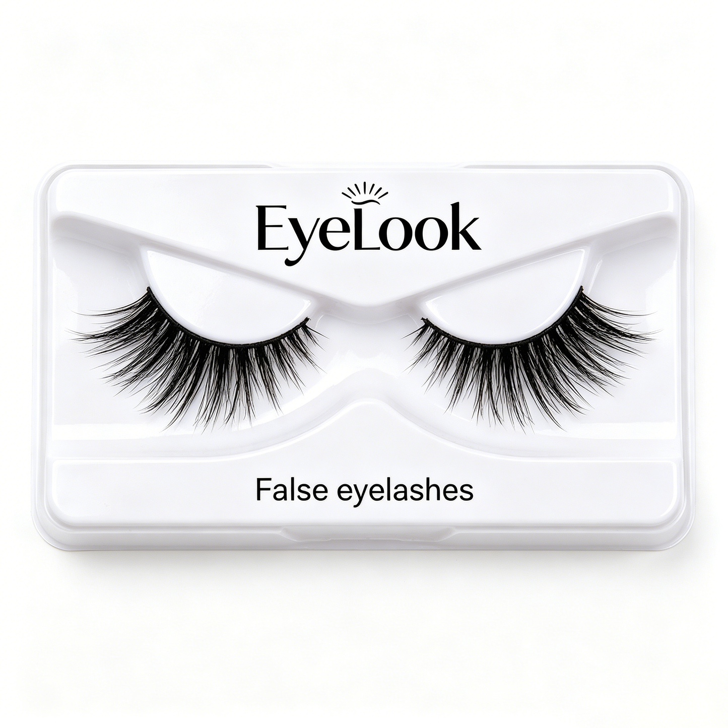 EyeLook Wispy Winged False Eyelashes, Natural Fluffy Cat Eye Lashes, Lightweight Reusable Faux Mink Eye Lashes for Daily Makeup Party Wedding Look