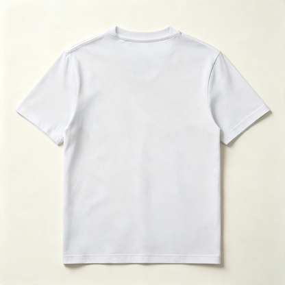 Varybig Soft Cotton Plain White T‑Shirt, Everyday Wear Crew Neck Short Sleeve Casual Unisex Tees