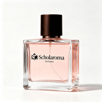 Scholaroma Eau De Parfum, Elegant Soft Pink Fragrance, Portable EDP Spray, Luxury Scent for All‑Day Wear