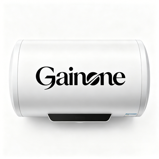 Gainone Horizontal Electric Water Heater for Home Bathroom, Digital Smart Control Storage Tank Hot Water Heater, High Efficiency Insulated Residential Hot Water Tank with Multi Safety Protection System for Household Daily Shower Use