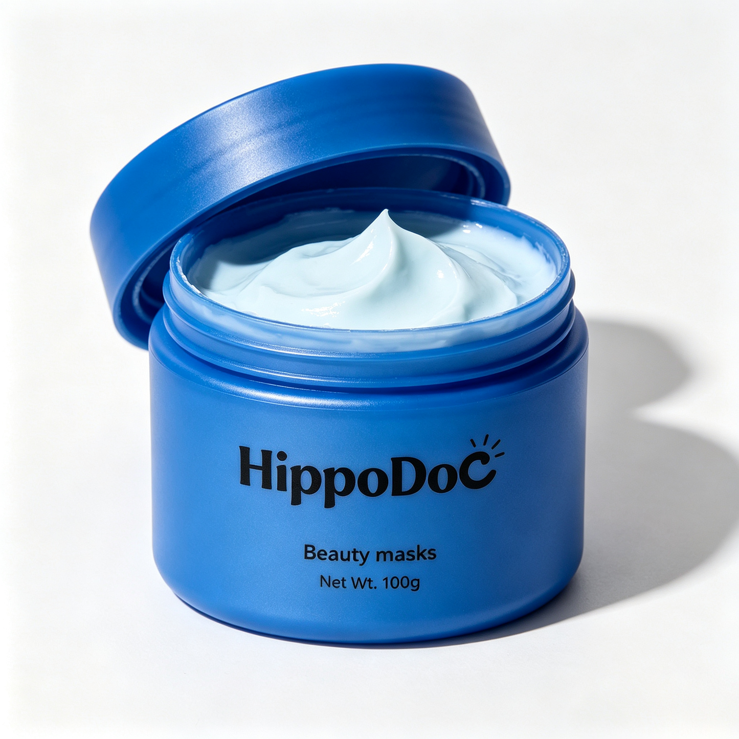 HippoDoC Hydrating Facial Beauty Mask, All-in-One Gentle Skin Care Mask For Dry Dull Skin, Deep Moisturizing Soothing Facial Treatment Mask For Daily At-Home Skincare