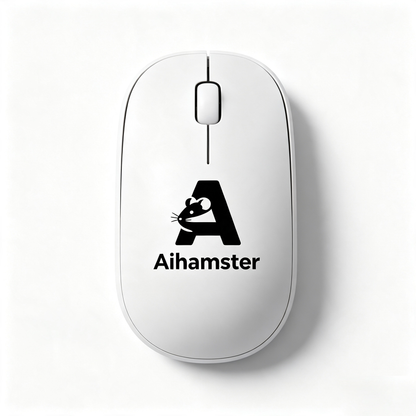 A Aihamster USB‑C Rechargeable Silent Wireless Computer Mouse Portable Office Mice