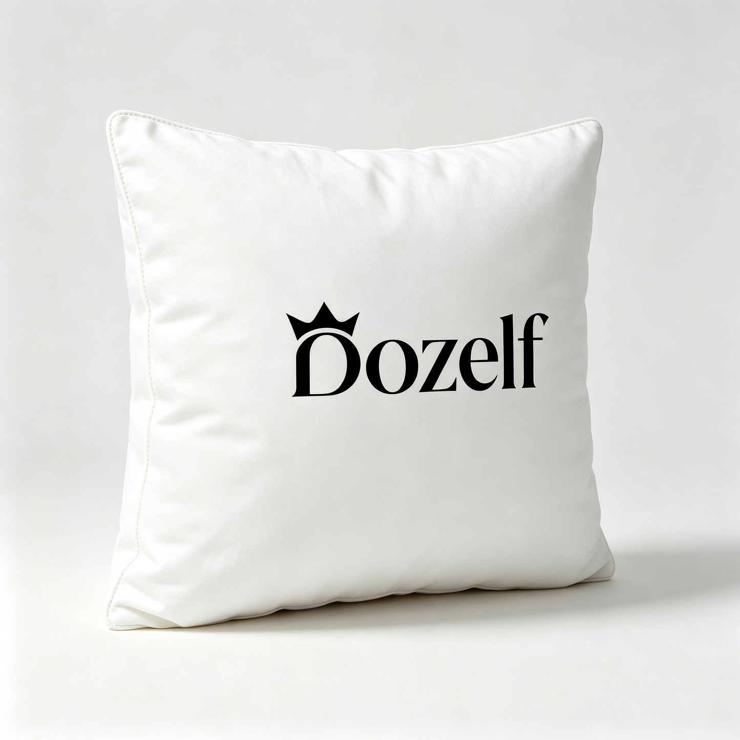 Dozelf Decorative Square Throw Pillow, Soft Accent Cushion for Sofa, Couch, Bed & Living Room, Vacuum Compressed Packaged Fluffy Home Decor Pillow