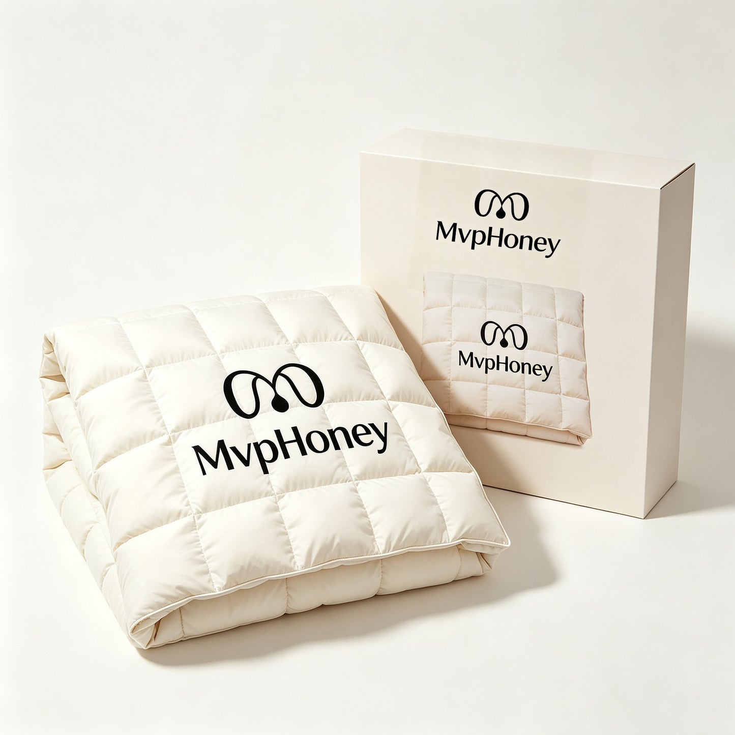 MvpHoney Grid‑Stitched Lightweight Throw Quilt, Soft Breathable Bed Blanket for Sofa, Couch, Bedroom, Travel and Indoor Home Decoration