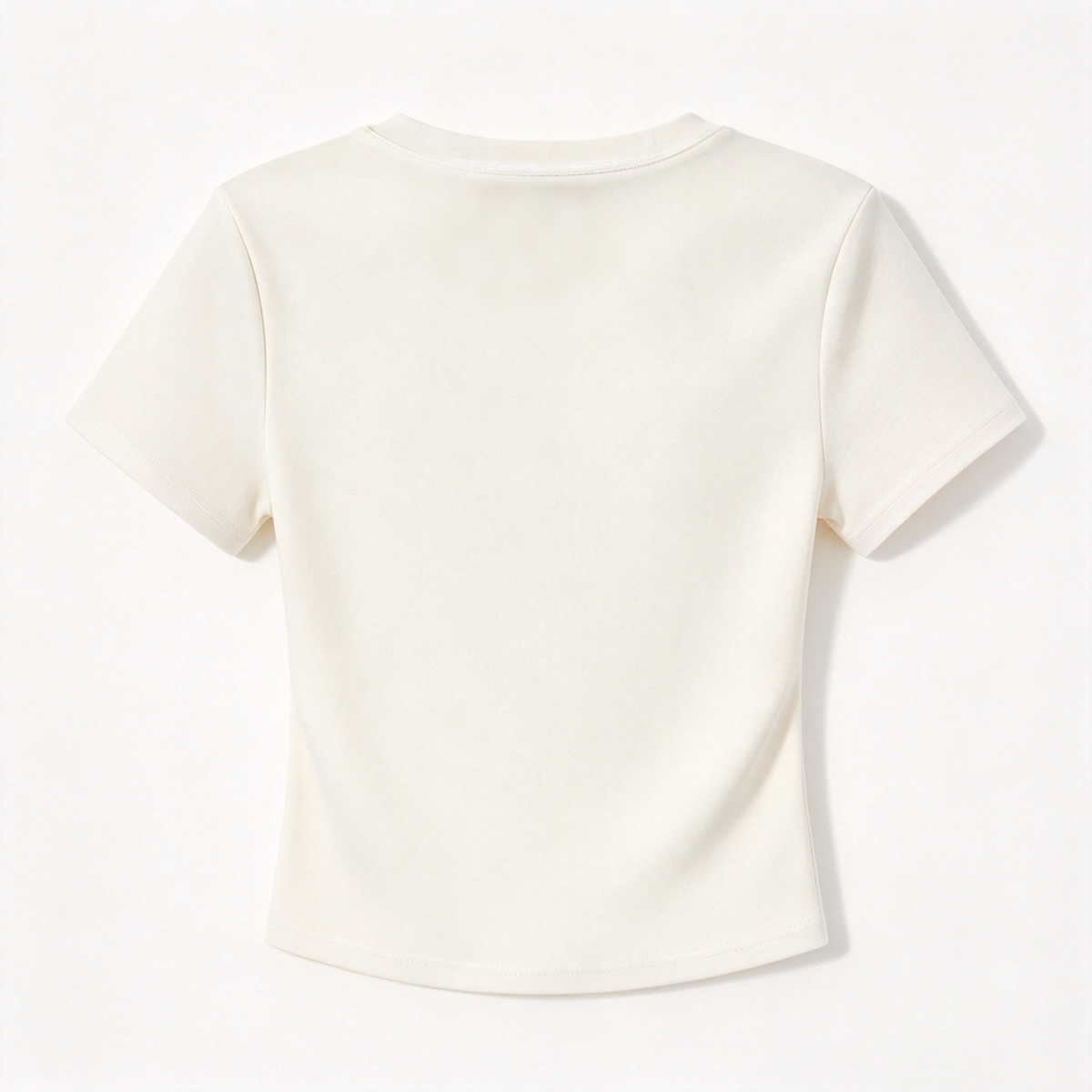 Conyoung Womens Crew Neck Short Sleeve T-Shirt, Slim Fit Cropped Basic Tee, Soft Stretchy Casual T-Shirts for Women Daily Wear