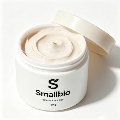 Smallbio Beauty Mask, Hydrating Facial Mask, Nourishing & Soothing Cream Mask for Dry & Sensitive Skin