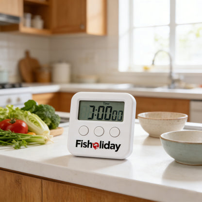 【Fisholiday Digital Timer】—— Essential Tool for Precise Time Management