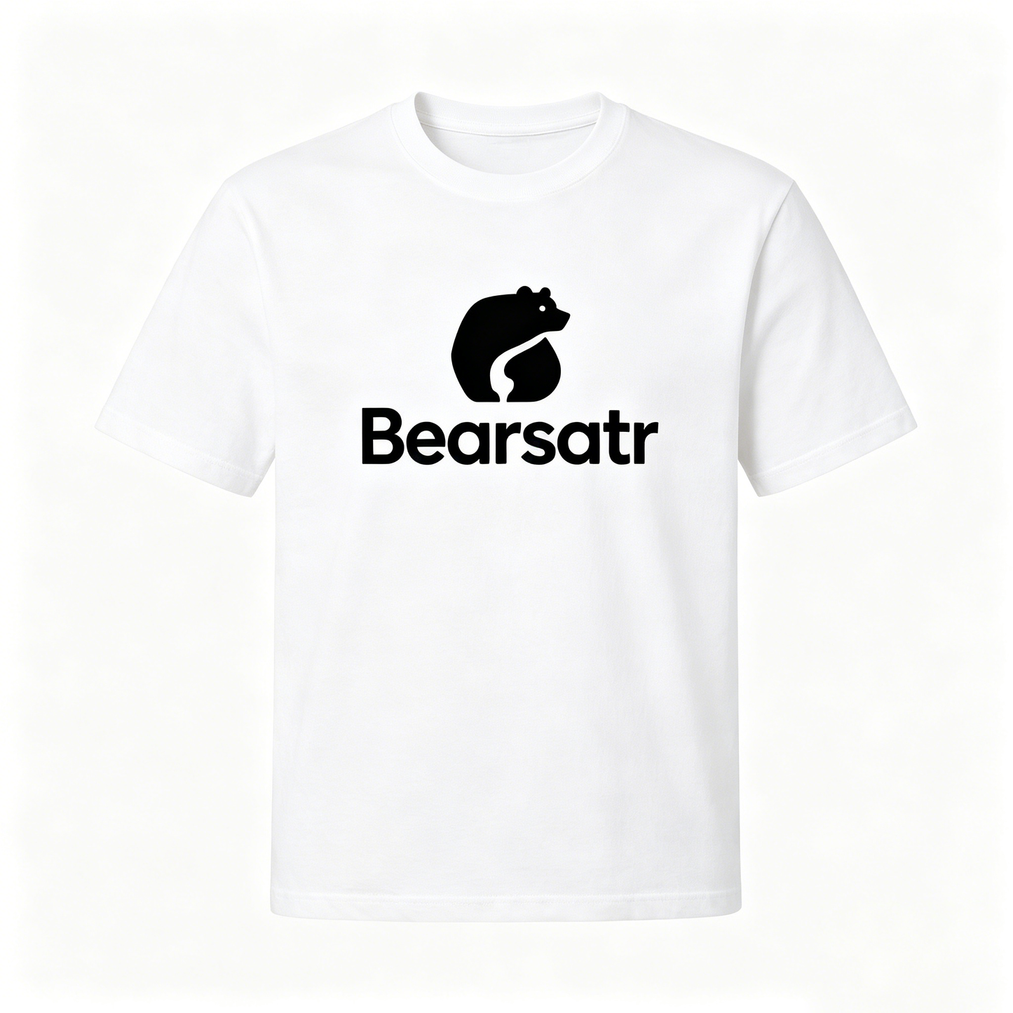 Bearsatr Men Classic Cotton Short Sleeve Crew Neck T-Shirt Casual Daily Basic Tee