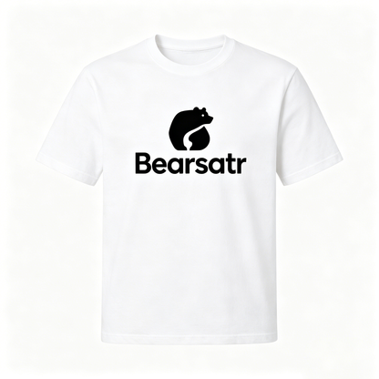 Bearsatr Men Classic Cotton Short Sleeve Crew Neck T-Shirt Casual Daily Basic Tee