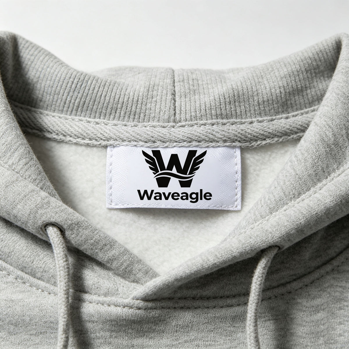 Waveagle Pullover Hoodie, Light Fleece Casual Long‑Sleeve Sweatshirt with Front Kangaroo Pocket for Men