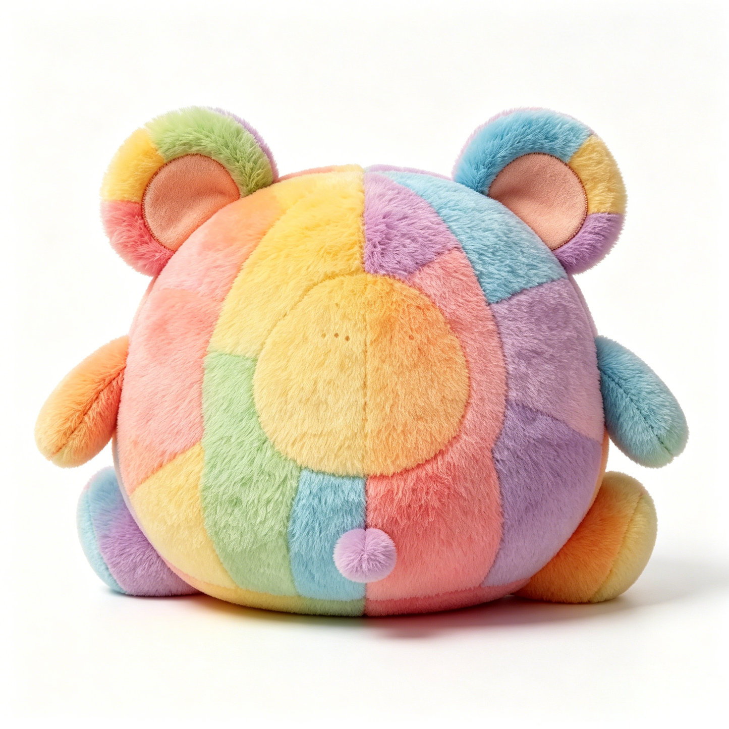 【Suchild Rainbow Patchwork Bear Plush Toy】—— Lovely Choice of Decoration & Companion