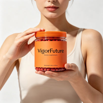 VigorFuture Portable Daily Dietary Supplement Pellets, Refillable Travel Wellness Support for Adults