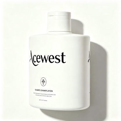Acewest Amino Acid Shampoo, Gentle Volumizing & Anti-Dandruff Shampoo, Sulfate-Free Formula for Dry & Frizzy Hair, Suitable for Men & Women