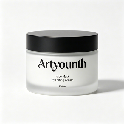 Artyounth Hydrating Cream Face Mask, Overnight Moisturizing Sleeping Mask, Deep Nourishing Skin Repair Facial Mask for Dry Dull Sensitive Skin, 100ml