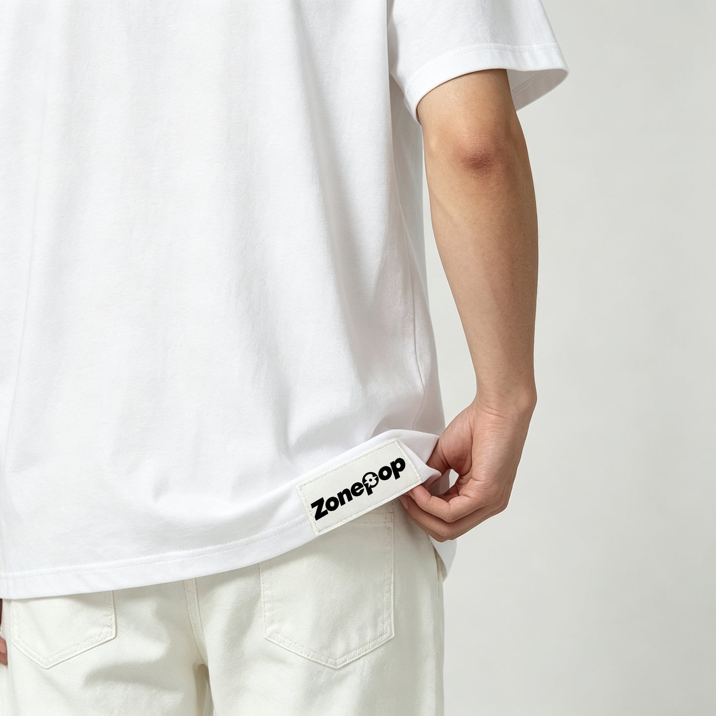 Zonepop Classic Letter Graphic Crew Neck Short Sleeve T-Shirt, Casual Loose Fit Basic Tee, Everyday Lightweight Top