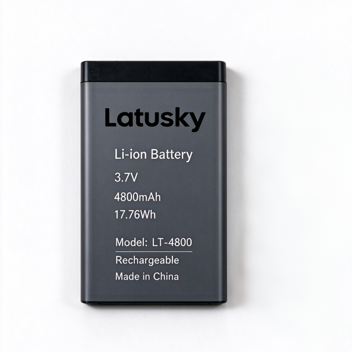 Latusky Rechargeable Lithium-Ion Battery Pack LT-4800, 3.7V 4800mAh High Capacity Replacement Li-ion Battery for Compatible Electronic Devices