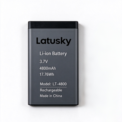 Latusky Rechargeable Lithium-Ion Battery Pack LT-4800, 3.7V 4800mAh High Capacity Replacement Li-ion Battery for Compatible Electronic Devices