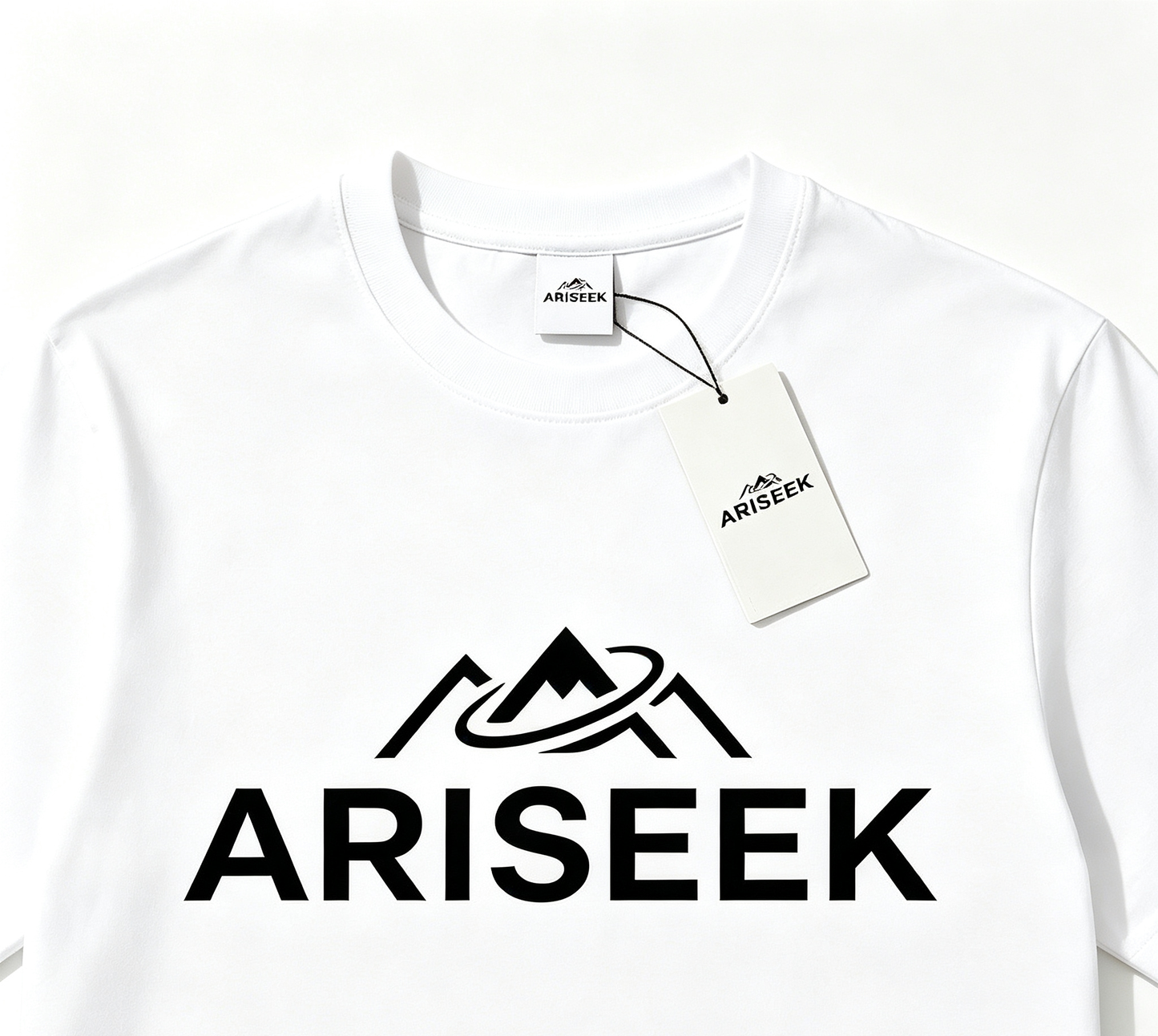 ARISEEK Classic Crew Neck T-Shirt, Premium Soft Cotton Short Sleeve Tee, Casual Everyday Basic Top for Outdoor Sports Daily Wear