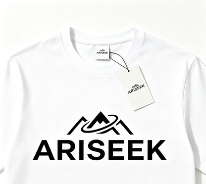 ARISEEK Classic Crew Neck T-Shirt, Premium Soft Cotton Short Sleeve Tee, Casual Everyday Basic Top for Outdoor Sports Daily Wear