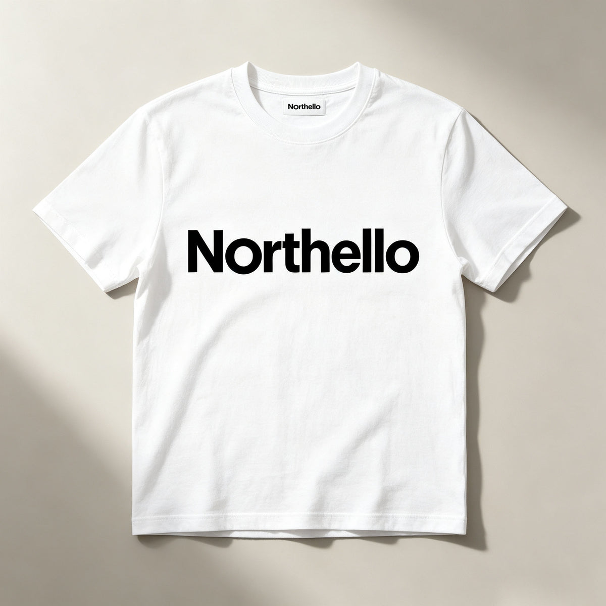 Northello Casual Short‑Sleeve T‑Shirt, Classic Crew Neck Cotton Tee, Everyday Basic Top for Men & Women