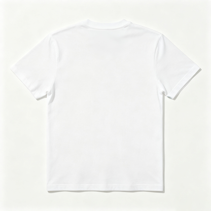 Comfplus Men's Short Sleeve Crew Neck T-Shirt, Solid White Basic Casual Tee, Soft Breathable Cotton T Shirt for Daily Wear Outdoor Activities