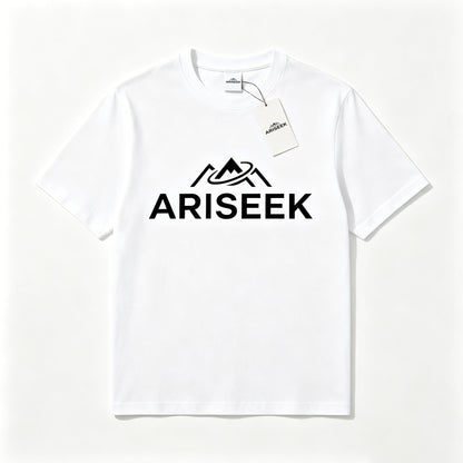 ARISEEK Classic Crew Neck T-Shirt, Premium Soft Cotton Short Sleeve Tee, Casual Everyday Basic Top for Outdoor Sports Daily Wear