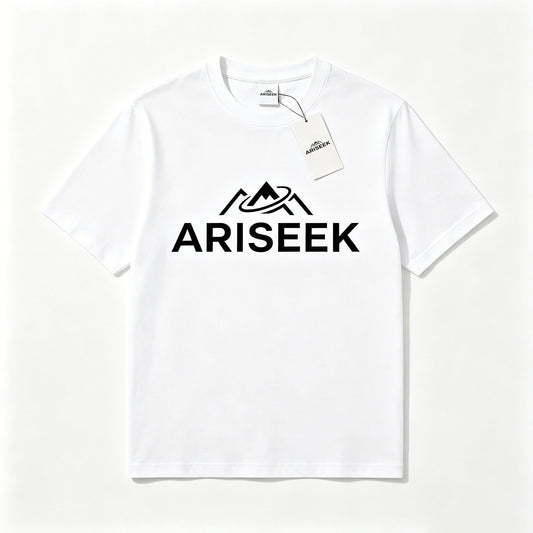 ARISEEK Classic Crew Neck T-Shirt, Premium Soft Cotton Short Sleeve Tee, Casual Everyday Basic Top for Outdoor Sports Daily Wear