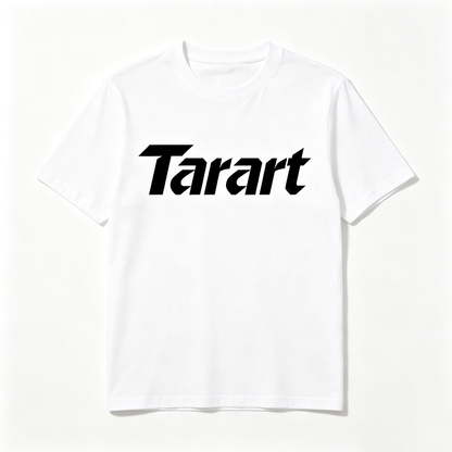 Tarart Bold Graphic Short Sleeve Crew Neck Tee, Premium Soft Cotton Basic Casual Everyday T-Shirt