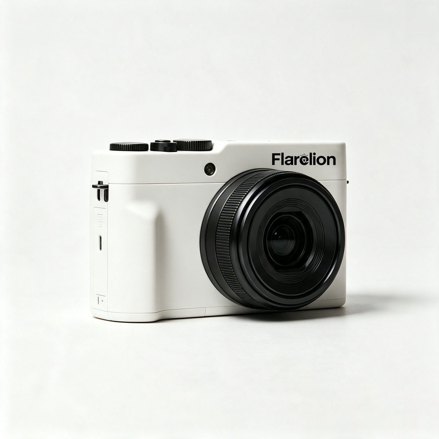 Flarelion Compact Digital Camera, Portable Vintage Style Point & Shoot Camera for Photography Vlog Travel, HD Digital Camera with Large Lens, Beginner Friendly Camera with Gift Box