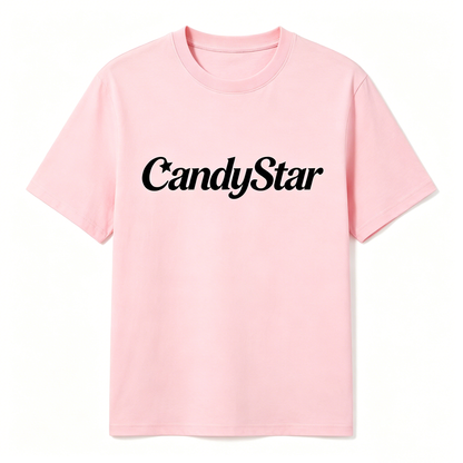 【CandyStar Women's Cotton T-shirt】—— Soft Daily Casual Printed Tee