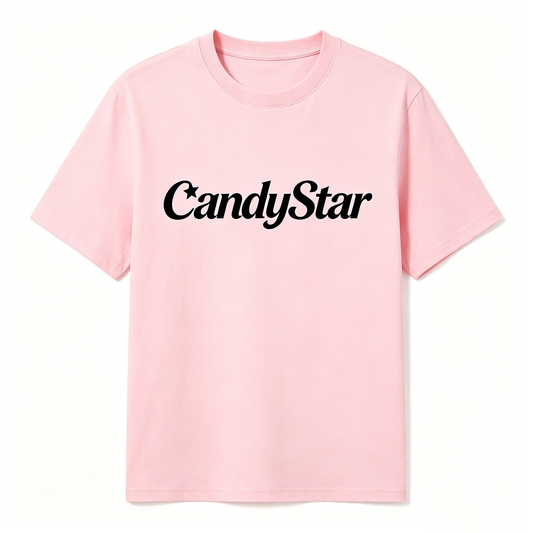 【CandyStar Women's Cotton T-shirt】—— Soft Daily Casual Printed Tee