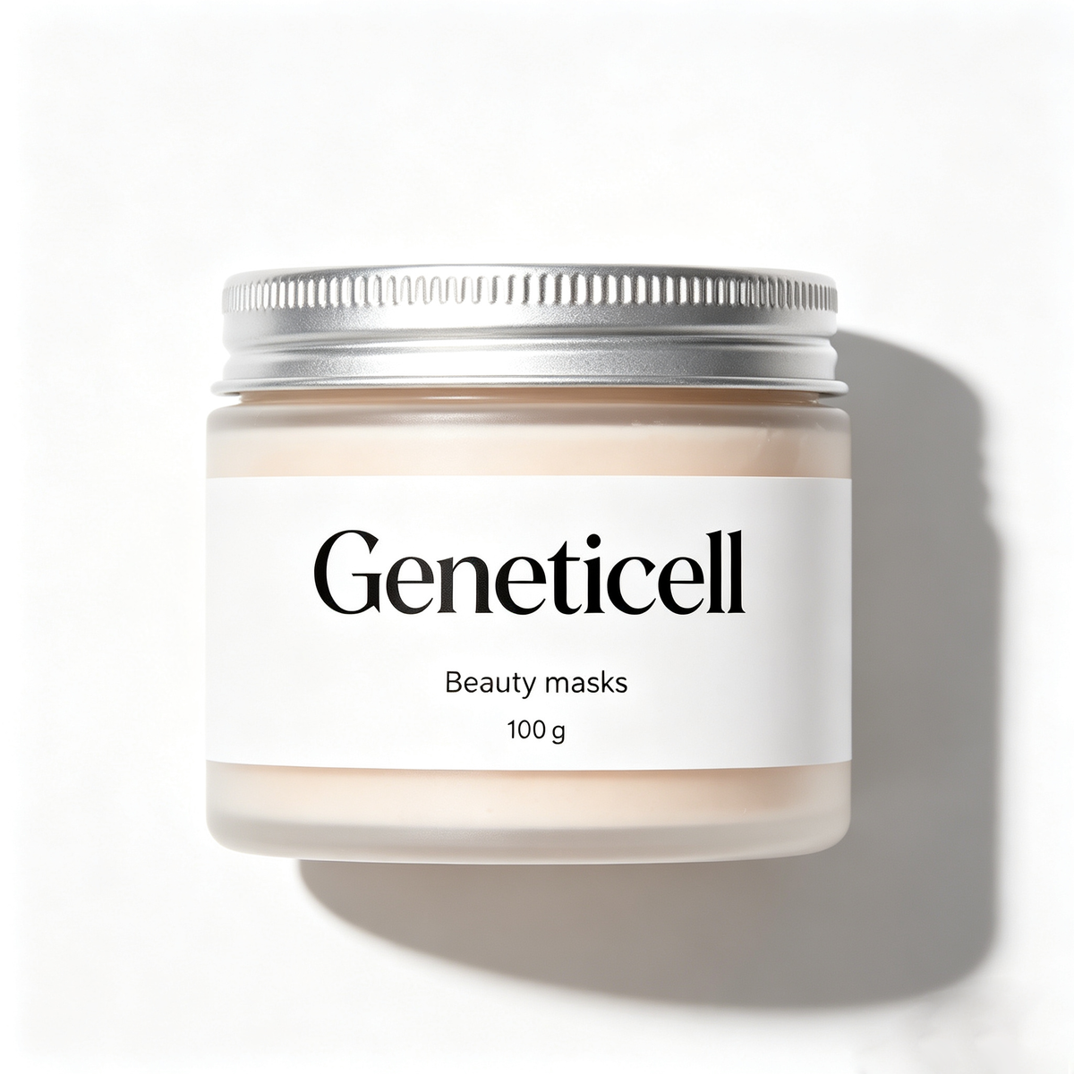 Geneticell Beauty Mask, Cream Facial Mask for Deep Hydration & Skin Soothing, At Home Spa Skincare Treatment for Dull Dry Skin