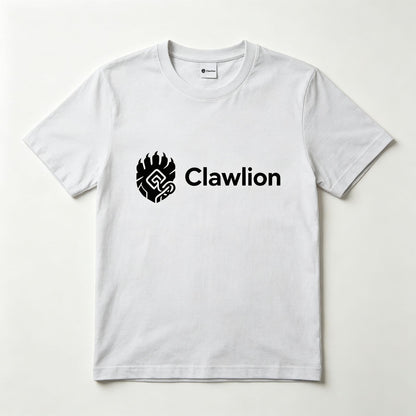 Clawlion Unisex Short‑Sleeve Crew Neck T‑Shirt, Classic Casual Cotton Everyday Tee, Lightweight Relaxed‑Fit Top for Men and Women