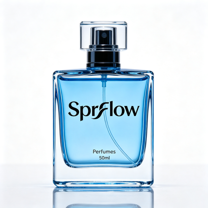 Sprflow Eau de Toilette, Fresh Aquatic Blue Ocean Scent Long Lasting Cologne, Light Daily Fragrance for Dating Office Travel