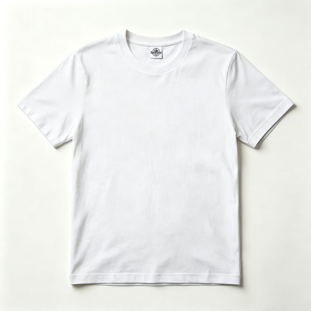Sportjoy Unisex Short‑Sleeve Crew Neck T‑Shirt, Classic Casual Cotton Everyday Tee, Lightweight Relaxed‑Fit Top for Men and Women