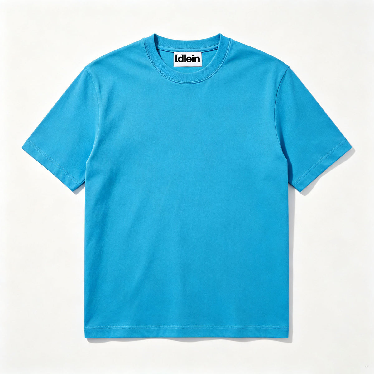 Idlein Crew Neck Short Sleeve T-Shirt, Soft Cotton Basic Solid Color Tee, Unisex Casual Everyday T-Shirt for Men Women