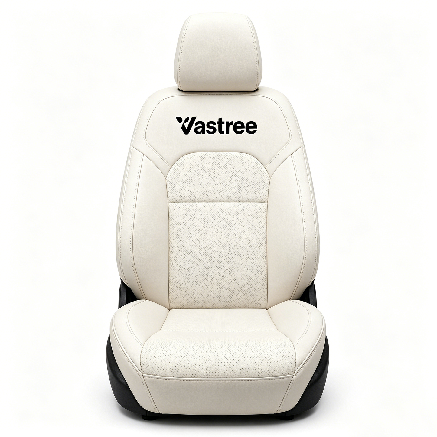 Vastree Perforated Faux Leather Car Seat Cover, Breathable Full Wrap Auto Seat Protector, Ergonomic Comfort Universal Car Seat Cushion for Sedans SUVs Trucks