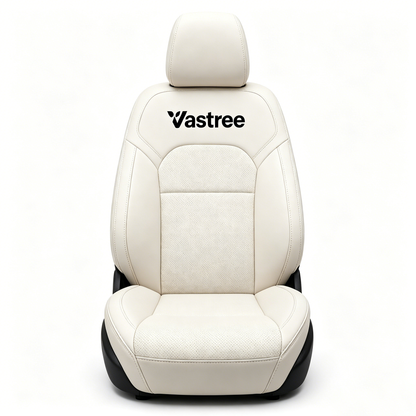 Vastree Perforated Faux Leather Car Seat Cover, Breathable Full Wrap Auto Seat Protector, Ergonomic Comfort Universal Car Seat Cushion for Sedans SUVs Trucks