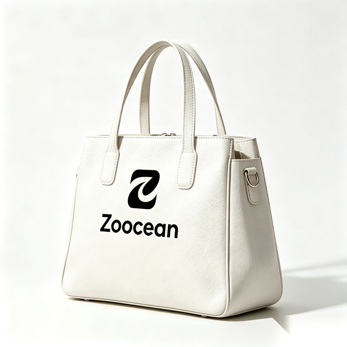Zoocean Women's Top Handle Handbag, Elegant PU Leather Tote Bag with Detachable Shoulder Strap, Fashion Ladies Purse for Daily Work Travel
