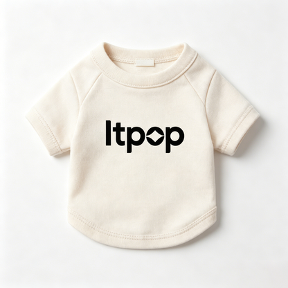Itpop Soft Cotton Short Sleeve Dog T-Shirt Lightweight Comfort Pet Clothes for Small Dogs